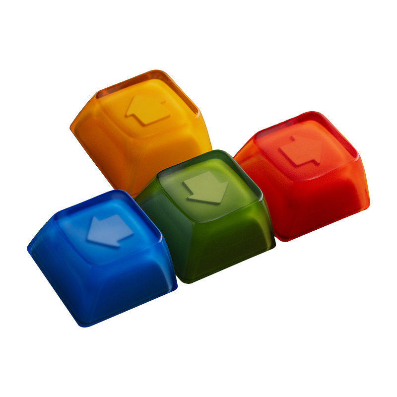 8BitDo Double-Layered Crystal Arrow Keycaps image 2