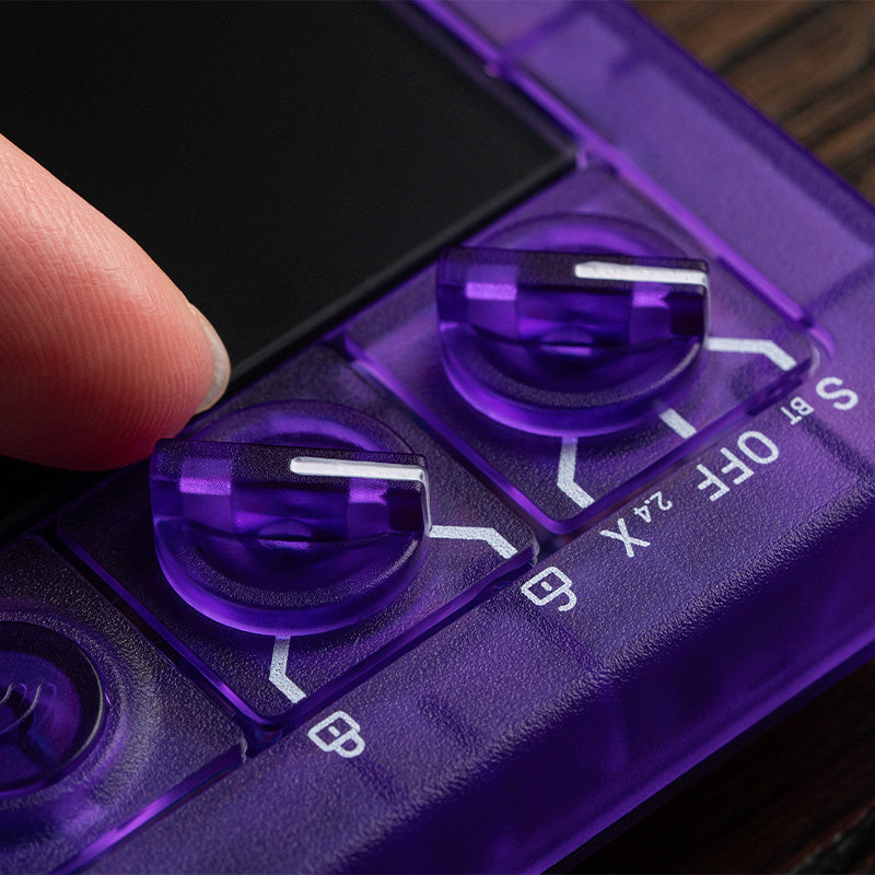 8BitDo Arcade Controller - Transparent Purple Signature Edition image 6