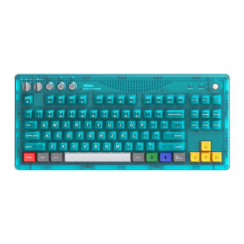 8BitDo Retro 87 Keyboard - Clear Blue image 20