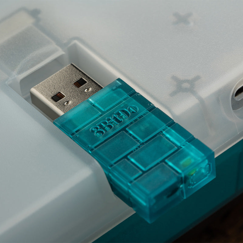 8BitDo Retro 87 Keyboard - Clear Blue image 14