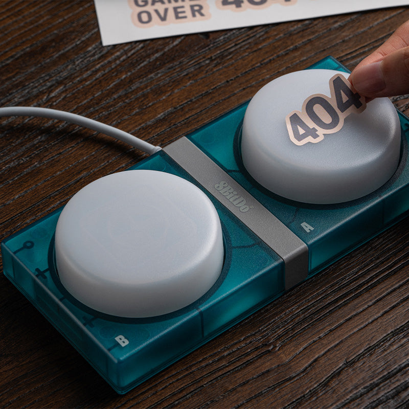 8BitDo Retro 87 Keyboard - Clear Blue image 10
